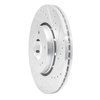 631-72044R Drilled/Slotted Brake Rotor [Silver], 2009-2015 Mitsubishi, Position: Front Right - image 2