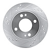 631-72045L Drilled/Slotted Brake Rotor [Silver], 2014-2015 Mitsubishi, Position: Front Left - image 1