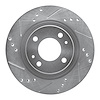 631-72046L Drilled/Slotted Brake Rotor [Silver], 2012-2017 Mitsubishi, Position: Front Left - image 1
