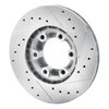 631-72051L Drilled/Slotted Brake Rotor [Silver], 1987-1989 Multiple Makes/Models, Position: Front Left - image 4