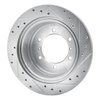 631-72054L Drilled/Slotted Brake Rotor [Silver], 1990-2004 Mitsubishi, Position: Rear Left - image 4
