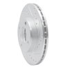 631-73000R Drilled/Slotted Brake Rotor [Silver], 1978-1992 Audi/Volkswagen, Position: Front Right - image 2