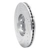 631-73008R Drilled/Slotted Brake Rotor [Silver], 1985-1991 Audi/Volkswagen, Position: Front Right - image 4
