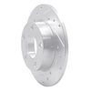 631-73009L Drilled/Slotted Brake Rotor [Silver], 1985-2000 Audi/Volkswagen, Position: Rear Left - image 2