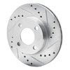 631-73016R Drilled/Slotted Brake Rotor [Silver], 1990-1991 Audi/Volkswagen, Position: Front Right - image 2