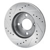 631-73016R Drilled/Slotted Brake Rotor [Silver], 1990-1991 Audi/Volkswagen, Position: Front Right - image 4
