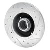631-73017L Drilled/Slotted Brake Rotor [Silver], 1996-2008 Audi/Volkswagen, Position: Rear Left - image 4