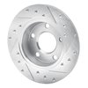 631-73022L Drilled/Slotted Brake Rotor [Silver], 1999-2005 Audi/Volkswagen, Position: Rear Left - image 4