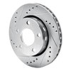 631-73024L Drilled/Slotted Brake Rotor [Silver], 2000-2002 Audi/Volkswagen, Position: Rear Left - image 2