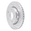 631-73024R Drilled/Slotted Brake Rotor [Silver], 2000-2002 Audi/Volkswagen, Position: Rear Right - image 2
