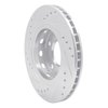 631-73024R Drilled/Slotted Brake Rotor [Silver], 2000-2002 Audi/Volkswagen, Position: Rear Right - image 4