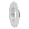 631-73025R Drilled/Slotted Brake Rotor [Silver], 2001-2006 Audi/Volkswagen, Position: Rear Right - image 4