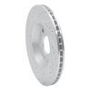 631-73032R Drilled/Slotted Brake Rotor [Silver], 2004-2009 Audi/Volkswagen, Position: Rear Right - image 4