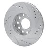 631-73033L Drilled/Slotted Brake Rotor [Silver], 2004-2005 Audi/Volkswagen, Position: Rear Left - image 4
