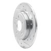 631-73037R Drilled/Slotted Brake Rotor [Silver], 2000-2009 Audi/Volkswagen, Position: Rear Right - image 2