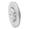 631-73041L Drilled/Slotted Brake Rotor [Silver], 1992-2008 Audi/Volkswagen, Position: Front Left - image 2