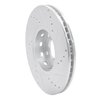631-73041L Drilled/Slotted Brake Rotor [Silver], 1992-2008 Audi/Volkswagen, Position: Front Left - image 4