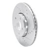 631-73041R Drilled/Slotted Brake Rotor [Silver], 1992-2008 Audi/Volkswagen, Position: Front Right - image 2