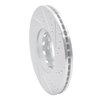 631-73044L Drilled/Slotted Brake Rotor [Silver], 1997-2006 Audi/Volkswagen, Position: Front Left - image 4