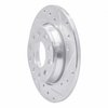 631-73045R Drilled/Slotted Brake Rotor [Silver], 2000-2008 Audi/Volkswagen, Position: Rear Right - image 2