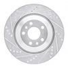 631-73046L Drilled/Slotted Brake Rotor [Silver], 2004-2018 Multiple Makes/Models, Position: Rear Left - image 1