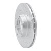 631-73051R Drilled/Slotted Brake Rotor [Silver], 2007-2011 Audi/Volkswagen, Position: Rear Right - image 2