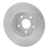 631-73053R Drilled/Slotted Brake Rotor [Silver], 2008-2015 Audi/Volkswagen, Position: Rear Right - image 4