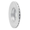 631-73055L Drilled/Slotted Brake Rotor [Silver], 2008-2015 Audi/Volkswagen, Position: Rear Left - image 4