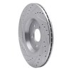 631-73066R Drilled/Slotted Brake Rotor [Silver], Fits Select Multiple Makes/Models, Position: Rear Right - image 4