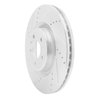 631-73067L Drilled/Slotted Brake Rotor [Silver], 2012-2020 Multiple Makes/Models, Position: Front Left - image 2