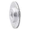 631-74004L Drilled/Slotted Brake Rotor [Silver], 1980-2009 Audi/Volkswagen, Position: Front Left - image 2