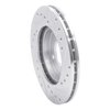 631-74004L Drilled/Slotted Brake Rotor [Silver], 1980-2009 Audi/Volkswagen, Position: Front Left - image 4
