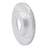631-74006R Drilled/Slotted Brake Rotor [Silver], 1986-2008 Audi/Volkswagen, Position: Front Right - image 2