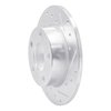 631-74014R Drilled/Slotted Brake Rotor [Silver], 1996-2005 Audi/Volkswagen, Position: Rear Right - image 2