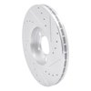 631-74015L Drilled/Slotted Brake Rotor [Silver], 1996-1998 Audi/Volkswagen, Position: Front Left - image 4