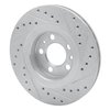 631-74016L Drilled/Slotted Brake Rotor [Silver], 1998-2015 Audi/Volkswagen, Position: Front Left - image 4
