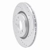 631-74016R Drilled/Slotted Brake Rotor [Silver], 1998-2015 Audi/Volkswagen, Position: Front Right - image 2
