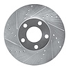 631-74017L Drilled/Slotted Brake Rotor [Silver], 1998-1998 Audi/Volkswagen, Position: Front Left - image 1