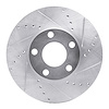 631-74017R Drilled/Slotted Brake Rotor [Silver], 1998-1998 Audi/Volkswagen, Position: Front Right - image 1
