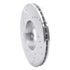 631-74020R Drilled/Slotted Brake Rotor [Silver], 1998-2018 Audi/Volkswagen, Position: Front Right - image 4