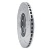 631-74022L Drilled/Slotted Brake Rotor [Silver], 2000-2006 Audi/Volkswagen, Position: Rear Left - image 4