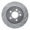 631-74022R Drilled/Slotted Brake Rotor [Silver], 2000-2006 Audi/Volkswagen, Position: Rear Right - image 1