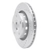 631-74023L Drilled/Slotted Brake Rotor [Silver], 1999-2005 Audi/Volkswagen, Position: Rear Left - image 2