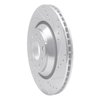 631-74030R Drilled/Slotted Brake Rotor [Silver], Fits Select Audi/Volkswagen, Position: Rear Right - image 2