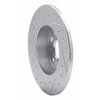 631-74031R Drilled/Slotted Brake Rotor [Silver], Fits Select Multiple Makes/Models, Position: Rear Right - image 4
