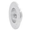 631-74033R Drilled/Slotted Brake Rotor [Silver], 2010-2019 Audi/Volkswagen, Position: Rear Right - image 4