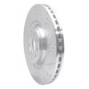 631-74034R Drilled/Slotted Brake Rotor [Silver], Fits Select Multiple Makes/Models, Position: Front Right - image 2