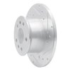 631-74036R Drilled/Slotted Brake Rotor [Silver], 1972-1978 Audi/Volkswagen, Position: Front Right - image 2