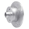 631-74037R Drilled/Slotted Brake Rotor [Silver], 1979-1985 Audi/Volkswagen, Position: Front Right - image 2
