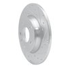 631-74044R Drilled/Slotted Brake Rotor [Silver], 1996-2000 Audi/Volkswagen, Position: Rear Right - image 2